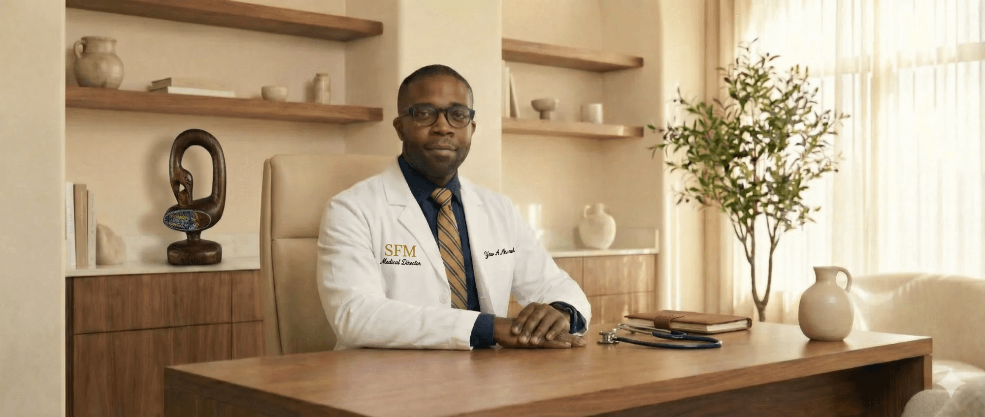 Dr. Yaw Nkrumah, founder of Sankofa Family Medicine