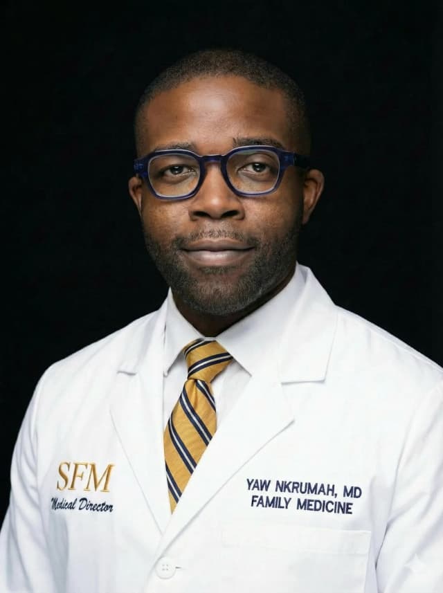 Dr. Yaw Nkrumah, MD - founder of Sankofa Family Medicine